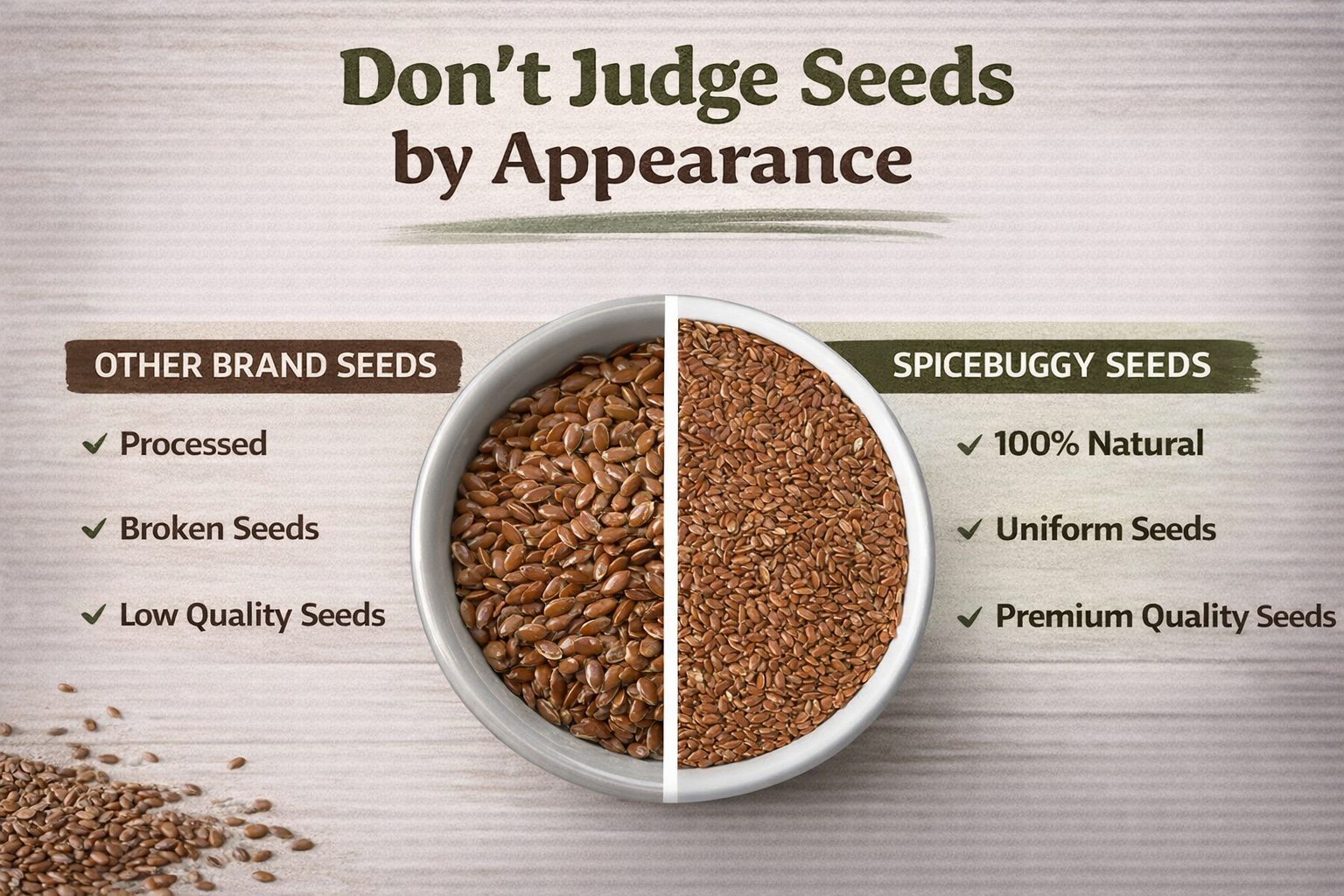 Natural Premium Flax Seeds