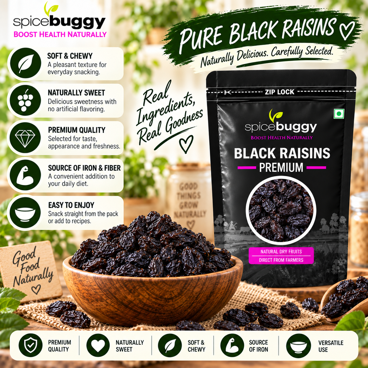 black raisnsk 4