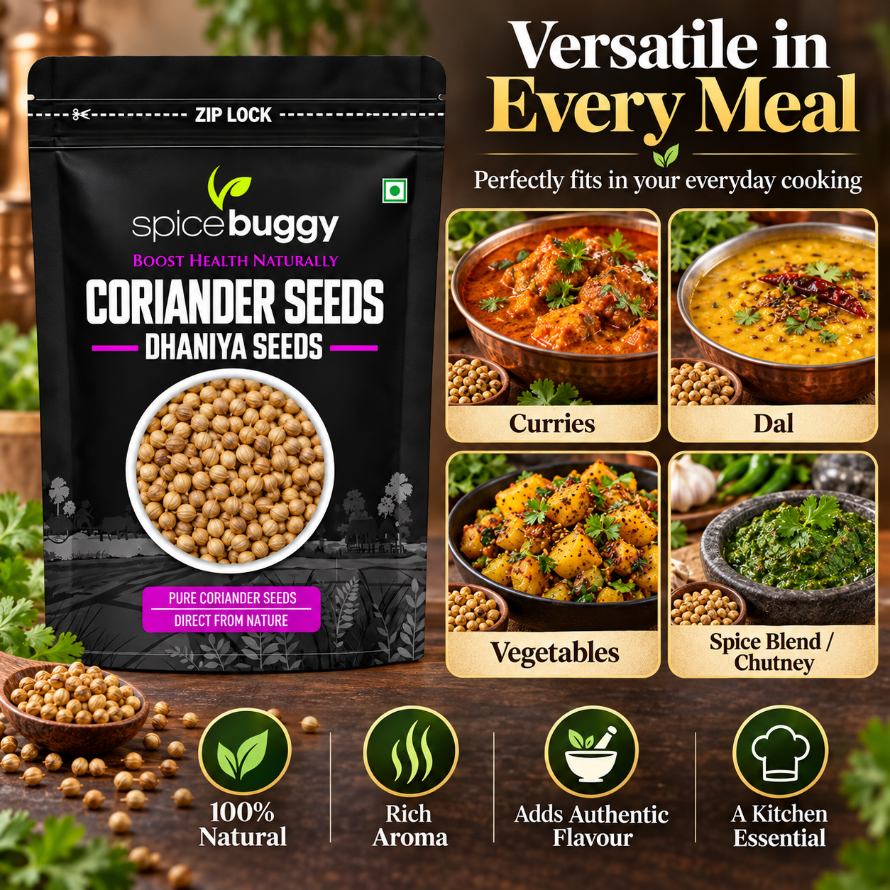 05 spicebuggy coriander seeds everyday flavor