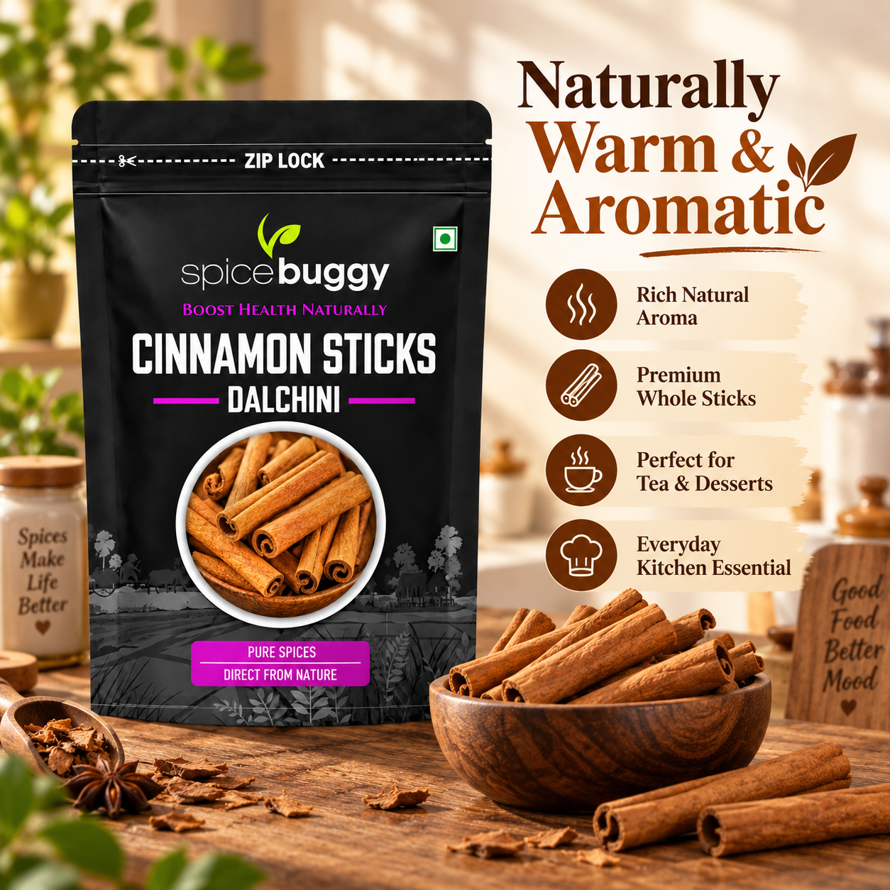 02 Cinnamon Naturally Warm Aromatic