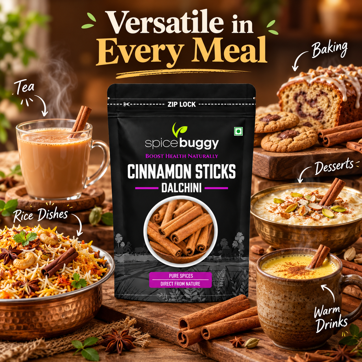 03 Cinnamon Versatile In Every Meal