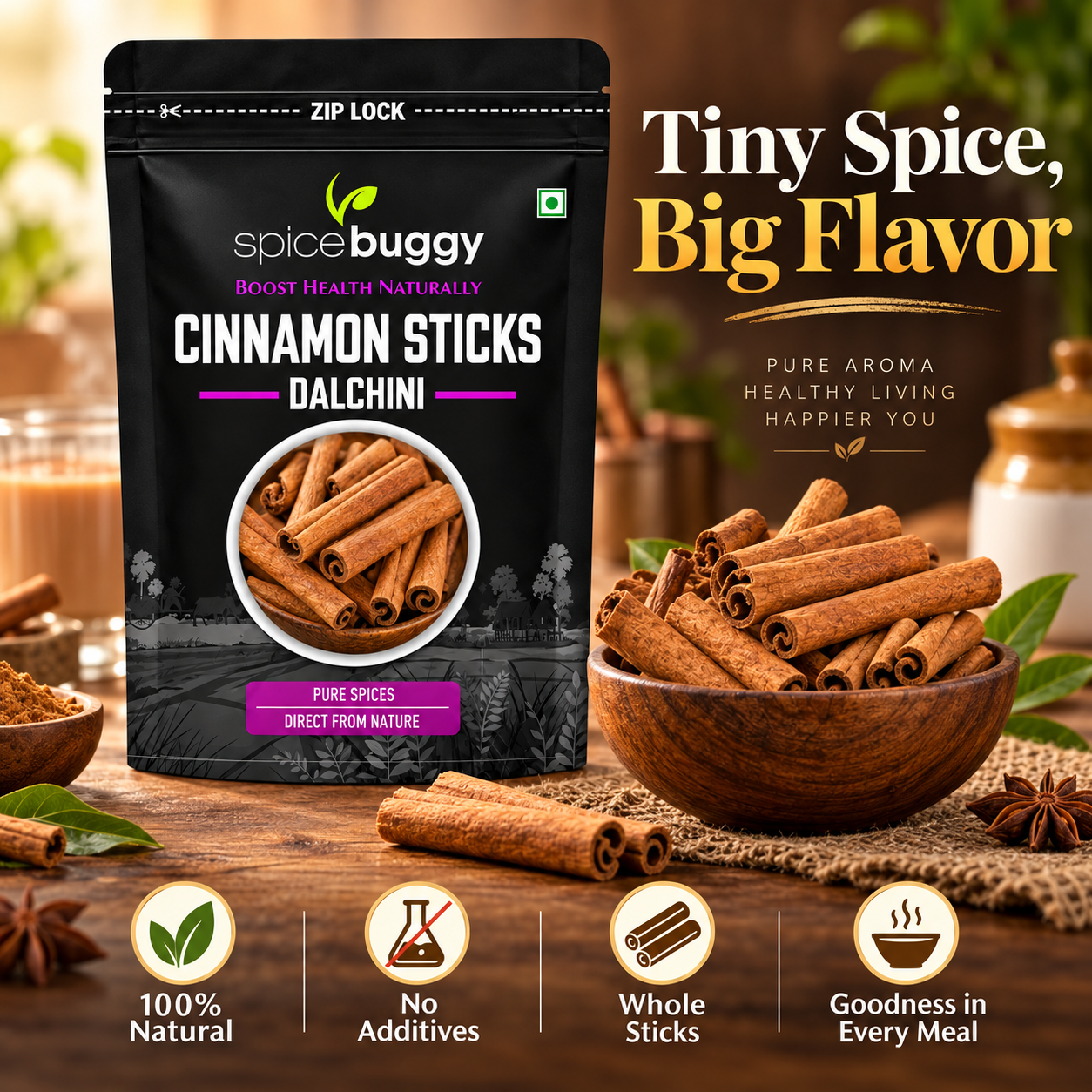 08 Cinnamon Tiny Spice Big Flavor