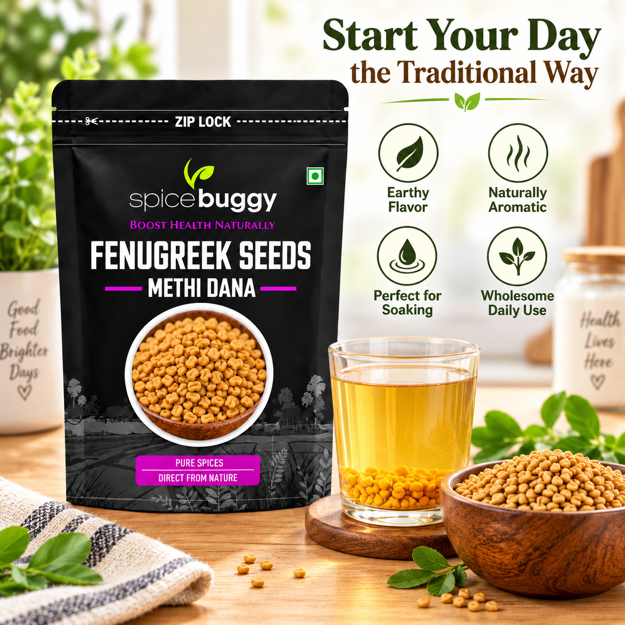 04 Fenugreek Start Your Day Naturally