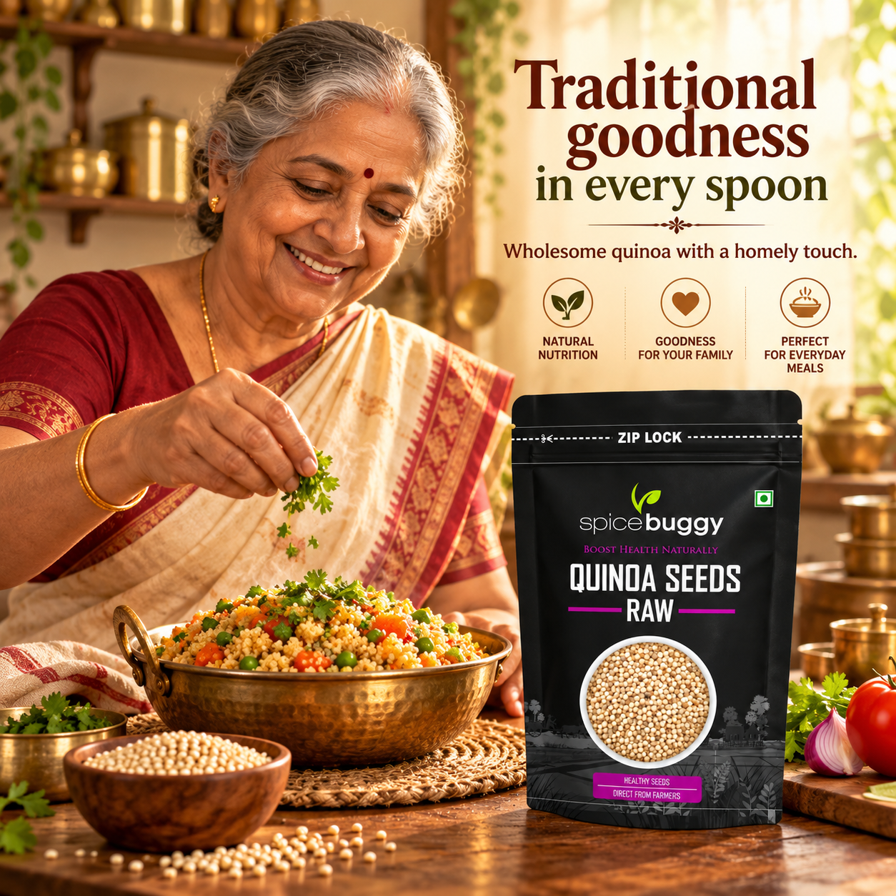09 Quinoa Traditional Grandma Vibe